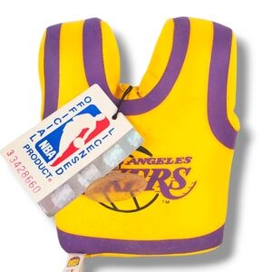 NBA Official Plush Jersey 1993 Suction Cup Good Stuff Tag Vtg Los Angeles Lakers